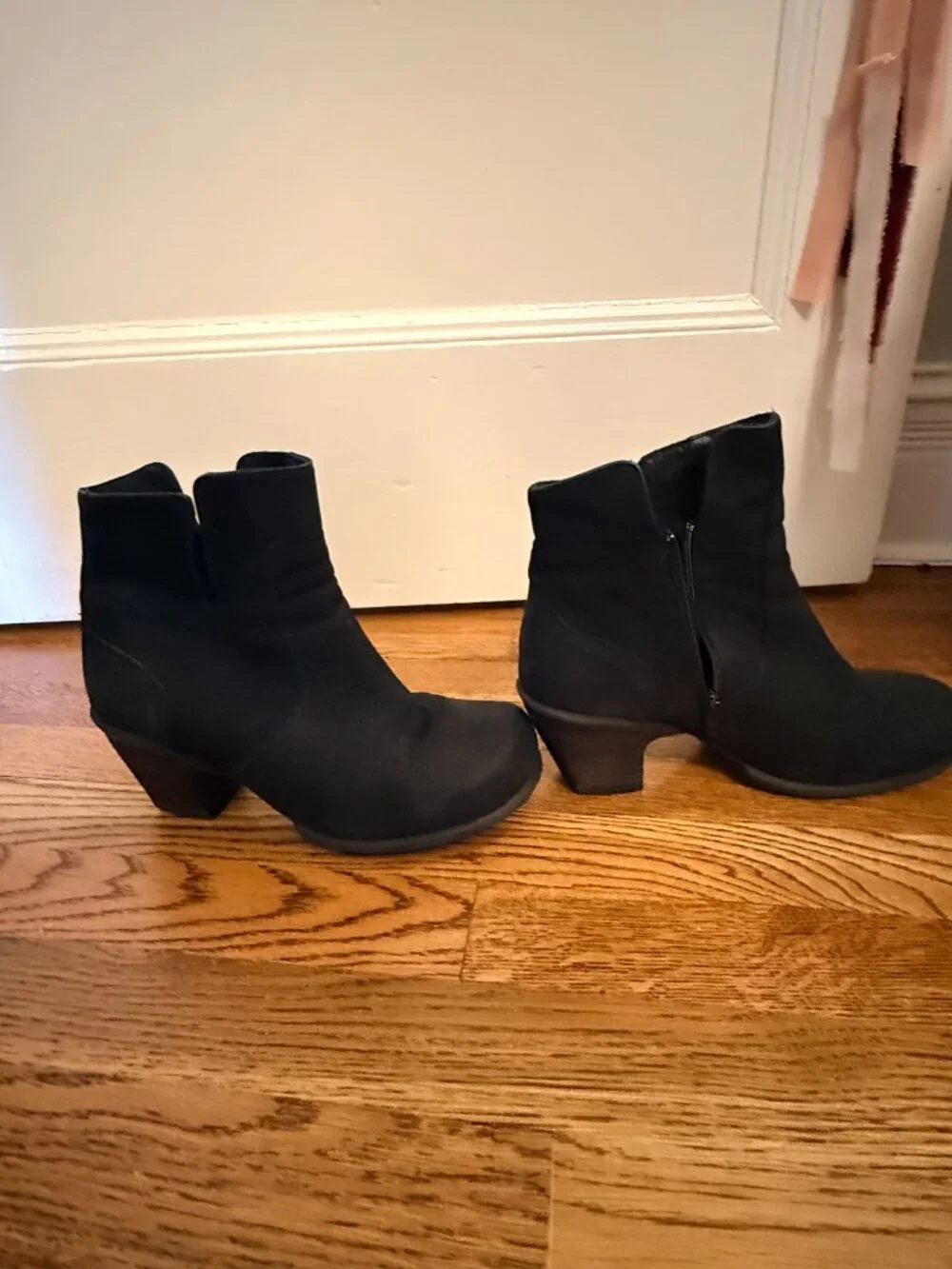 John Fluevog black suede